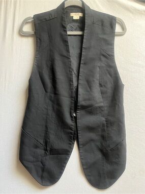 Helmut Lang Tailored Single-Button Wool Vest S